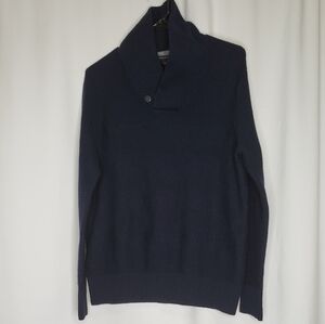 Banana Republic Men’s Cowl Neck Sweater Blue